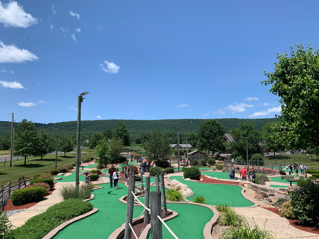 mini golf courses at Bear Rock Junction
