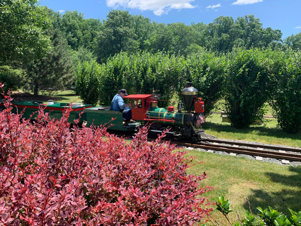 Minature train ride at Bear Rock Junction
