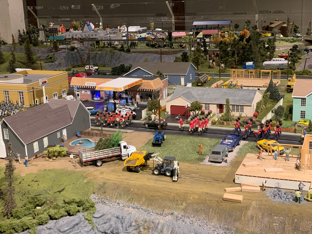 model layout at the Choo Choo Barn in Strasburg, PA