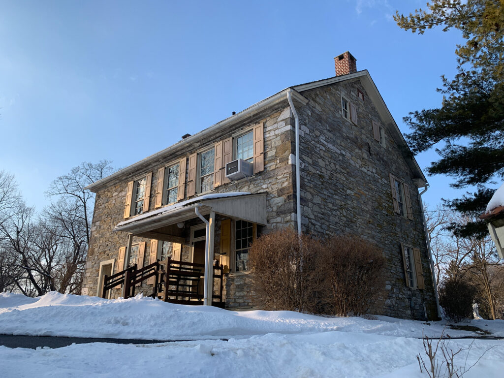 Farmhouse on the grounds of the Conrad Weiser Homestead