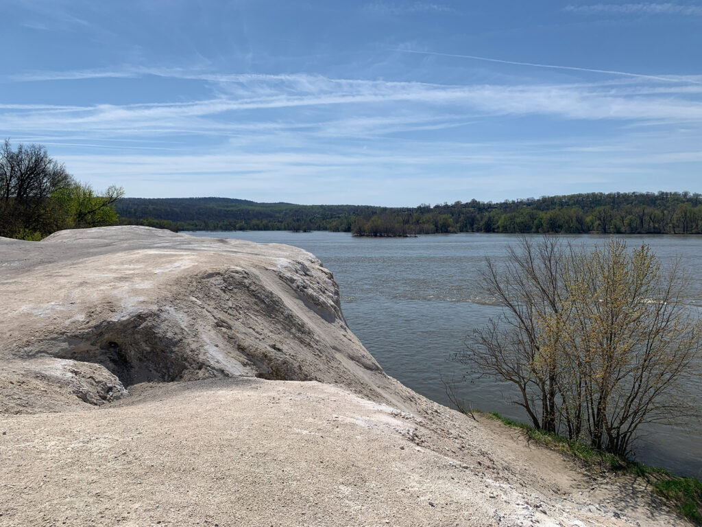 View of the Susquehanna River from the White Cliffs of Conoy in Lancaster County PA