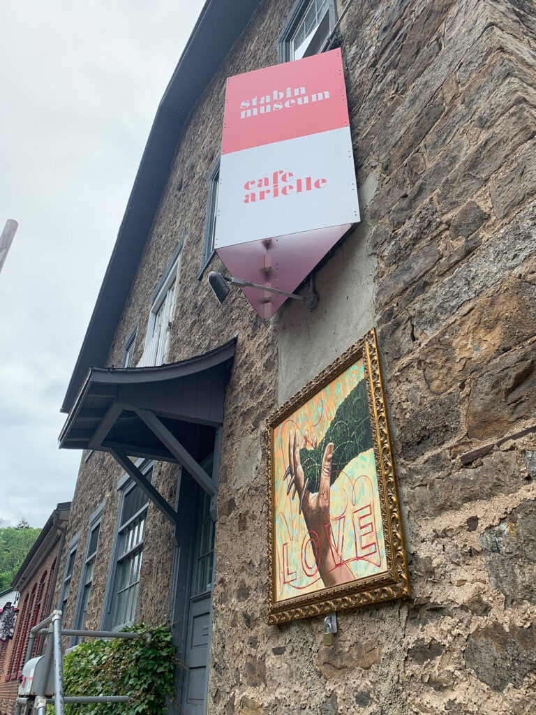 entrance to the Stabin Museum in Jim Thorpe, PA