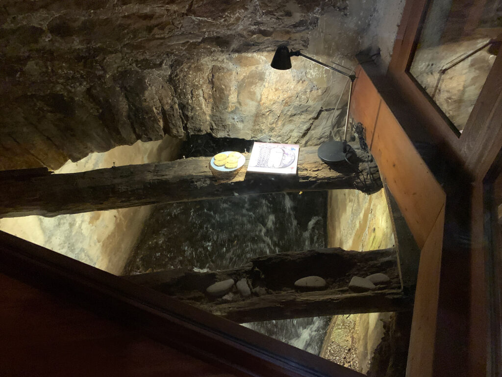 Mauch Chunk Creek running through the inside of the Stabin Museum in Jim Thorpe, PA