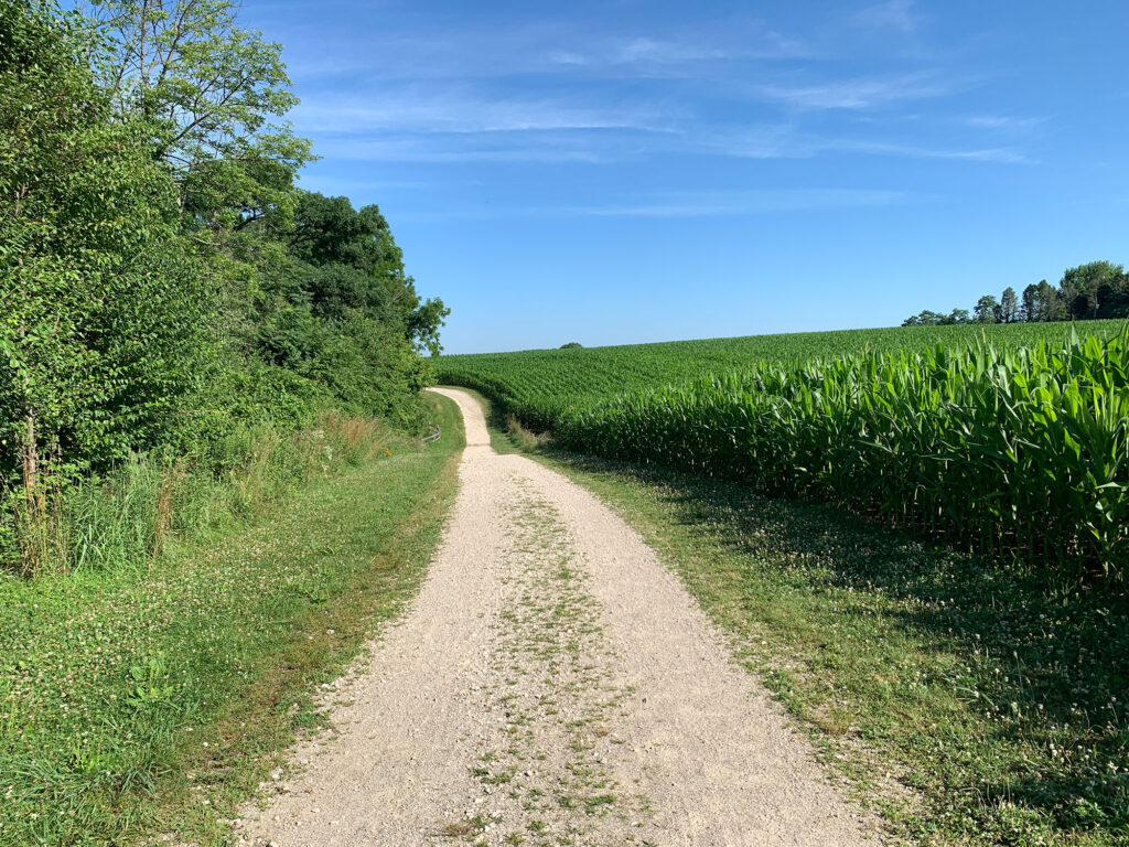 Gravel path near Blue Marsh Lake in Berks County, PA