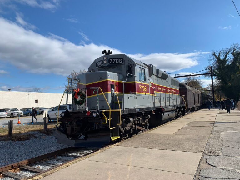 A Ride on the West Chester Railroad Santa Train