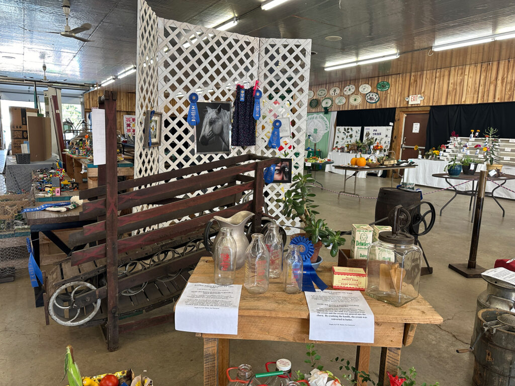 4h displays at the Bedford County Fair