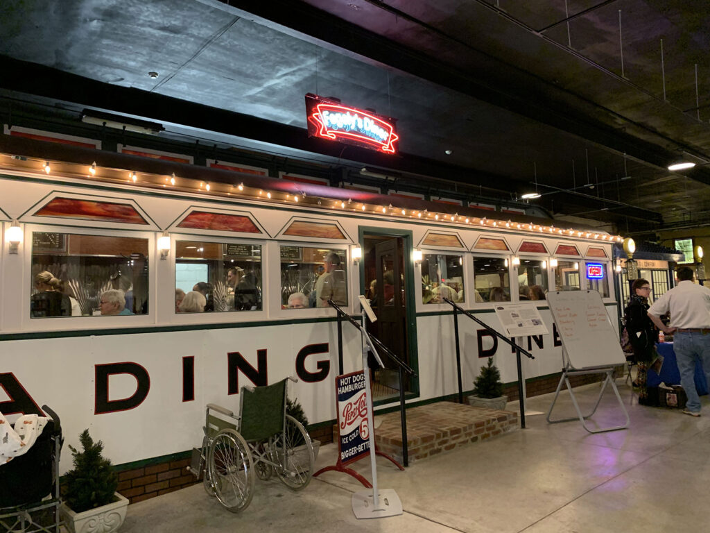 The Reading Diner, now on display inside the Boyertown Museum of HIstoric Vehicles