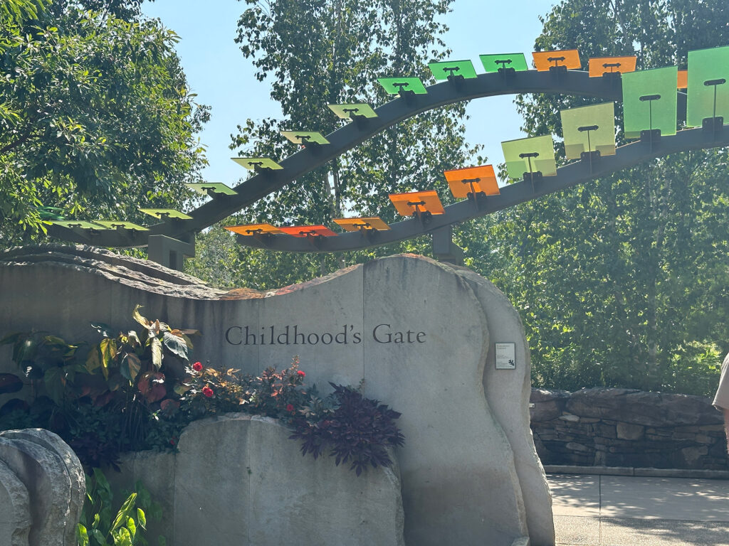 entrance to Childhood's Gate Children's Garden at the Arboretum at Penn State