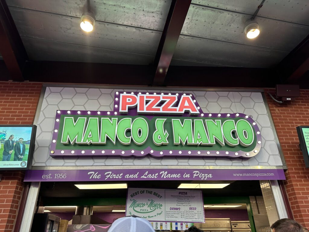 Manco & Manco sign at Citizens Bank Park
