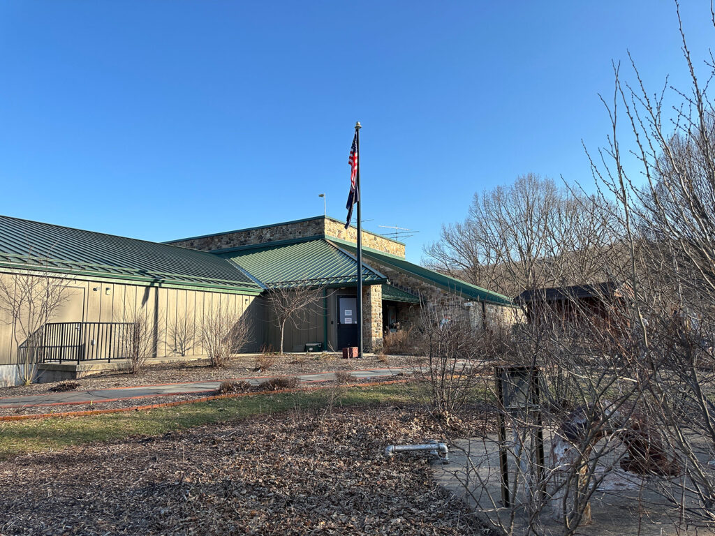 External view of the Visitor Center at Middle Creek Wildlife Management Area